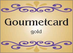 Die goldene Gourmetcard